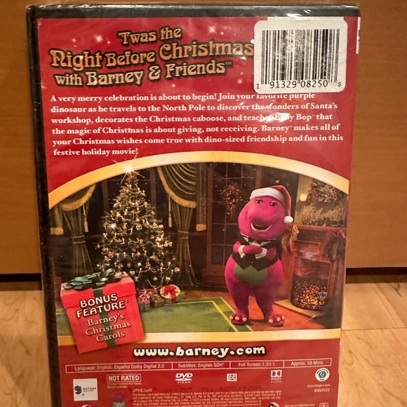 Barney: A Very Merry Christmas: The Movie DVD 2011 Sing Along Learning *NEW* - Picture 2 of 3